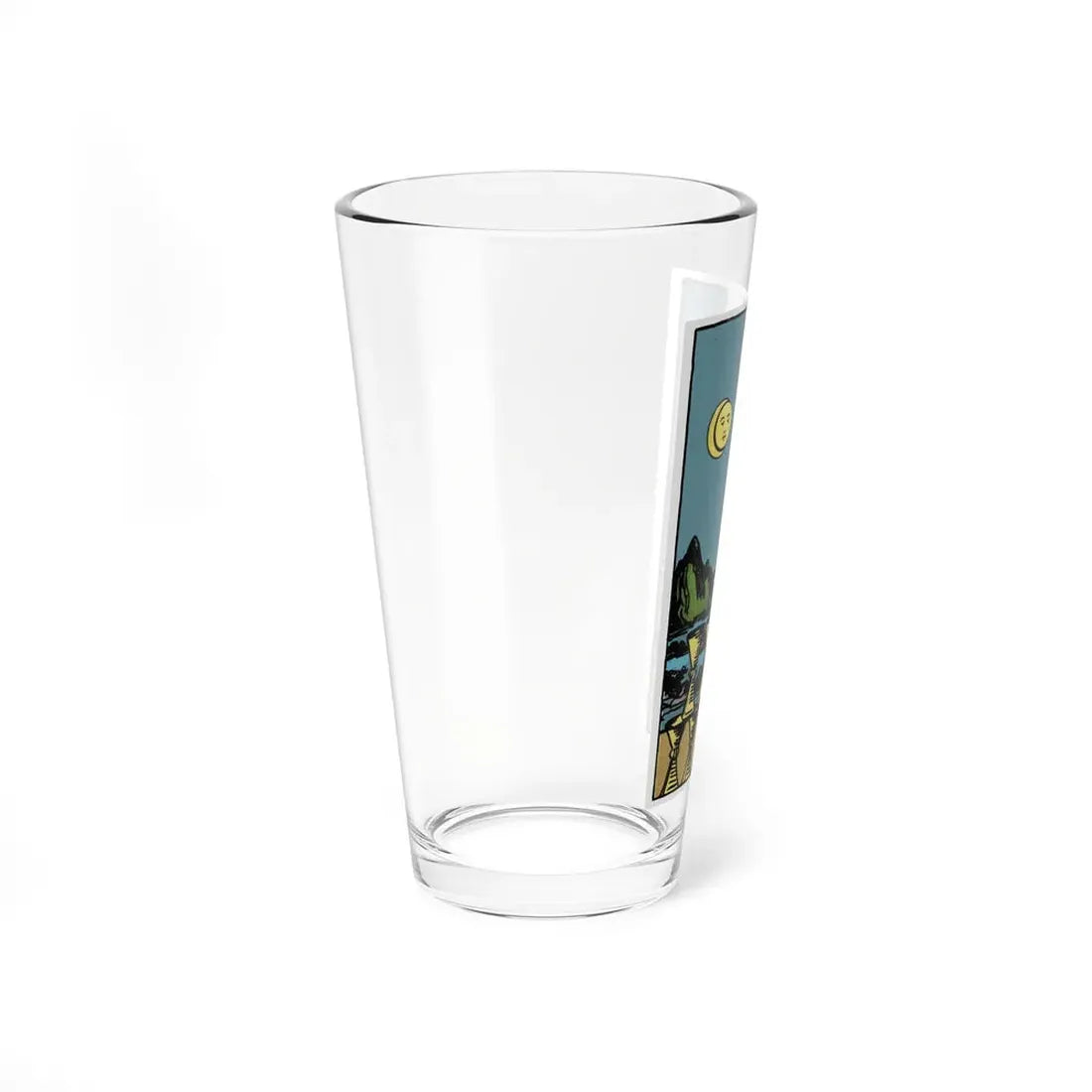 The 8 of Cups (Tarot Card) Pint Glass 16oz - Go Mug Yourself