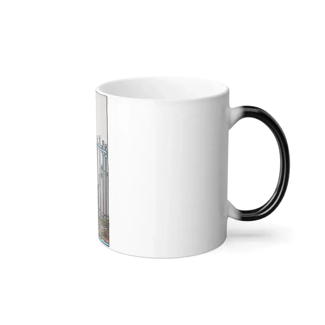 The 8 of Swords (Tarot Card) Color Changing Mug 11oz - Go Mug Yourself