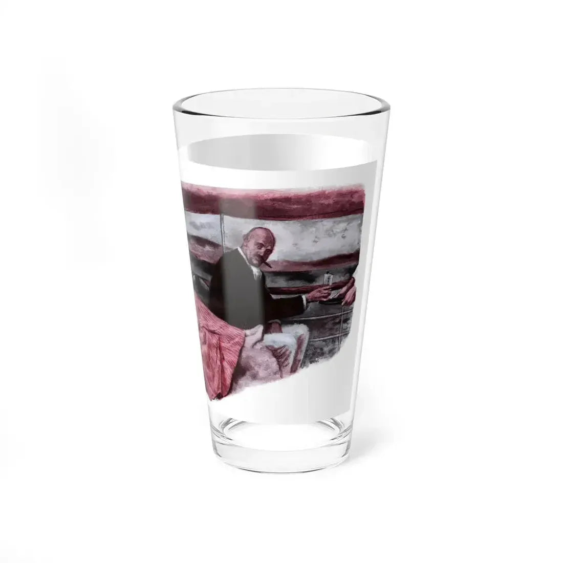 The Accomplice (2), Cosmopolitan, May 1947 (Magazine Illustration) Pint Glass 16oz - Go Mug Yourself