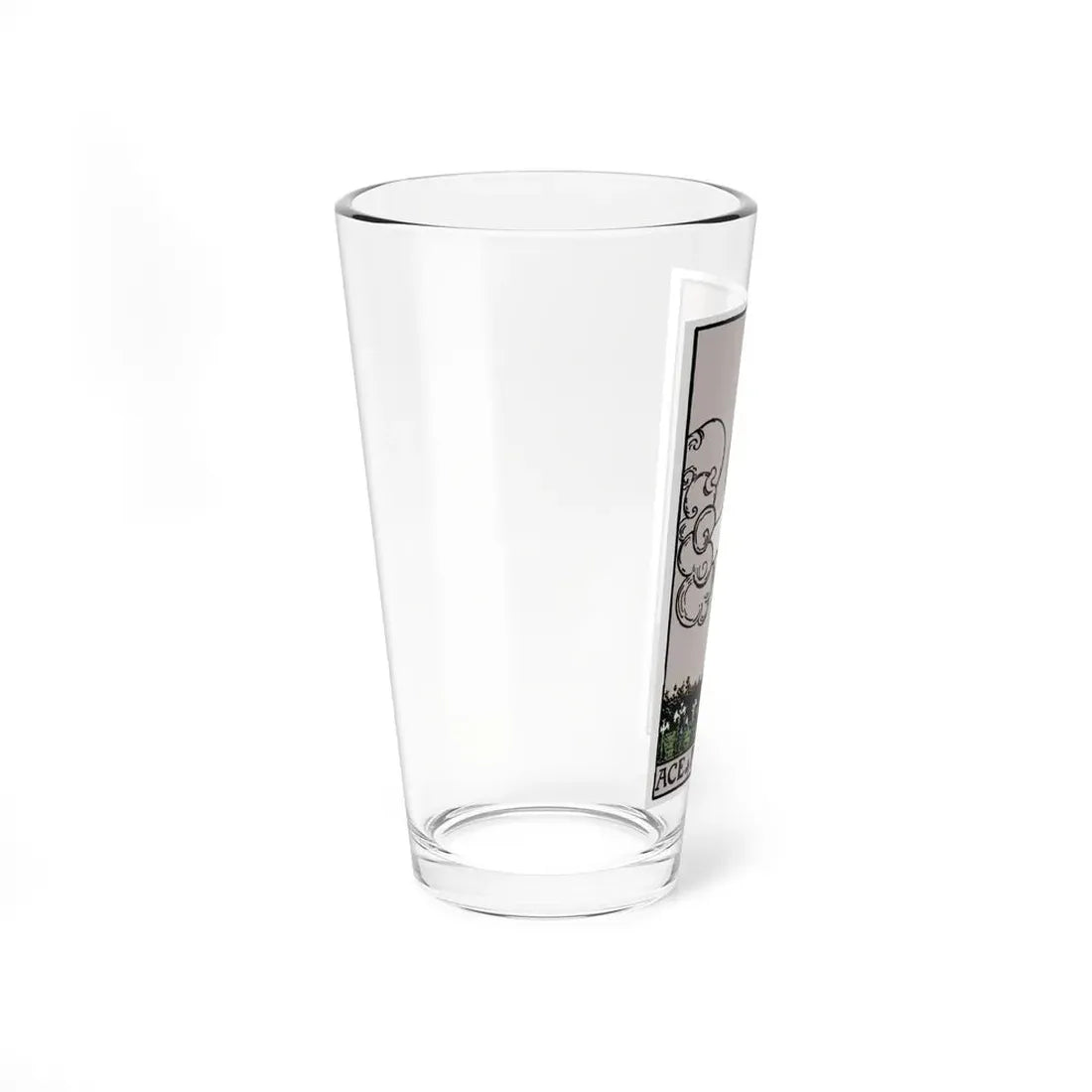 The Ace of Pentacles (Tarot Card) Pint Glass 16oz - Go Mug Yourself