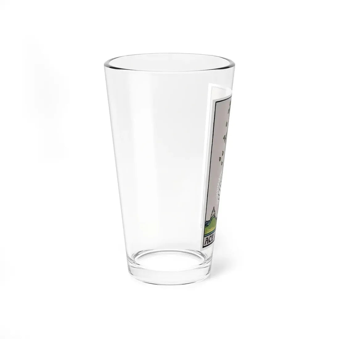 The Ace of Wands (Tarot Card) Pint Glass 16oz - Go Mug Yourself