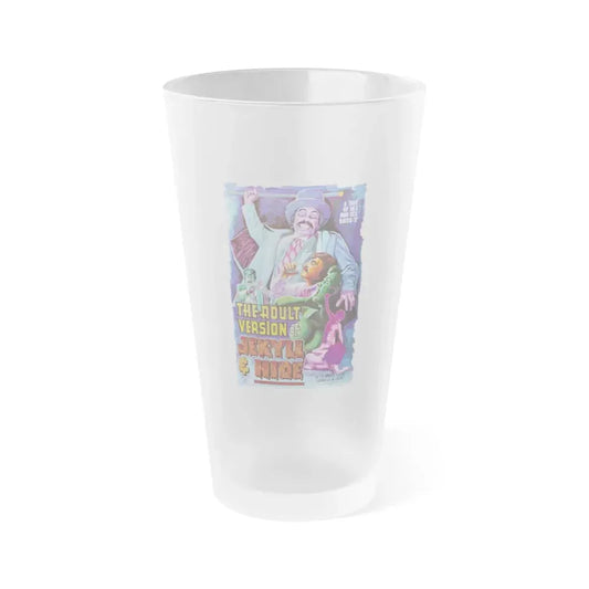 THE ADULT VERSION OF JEKYLL AND HIDE 1971 Movie Poster - Frosted Pint Glass 16oz 16oz Frosted - Go Mug Yourself