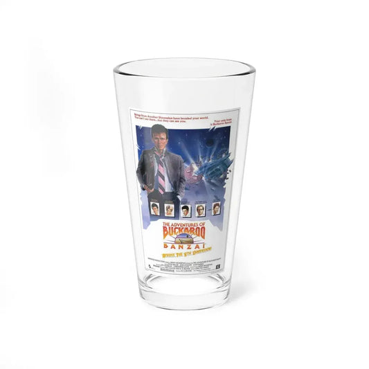 THE ADVENTURES OF BUCKAROO BANZAI ACROSS THE 8TH DIMENSION 1984 Movie Poster - Pint Glass 16oz 16oz - Go Mug Yourself