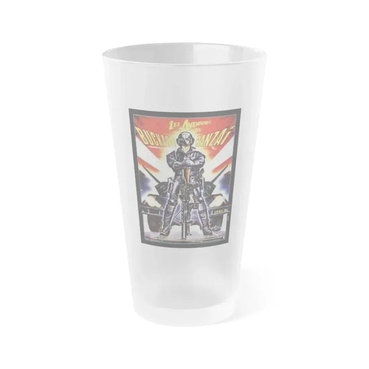 THE ADVENTURES OF BUCKAROO BANZAI ACROSS THE 8TH DIMENSION (2) 1984 Movie Poster - Frosted Pint Glass 16oz 16oz Frosted - Go Mug Yourself