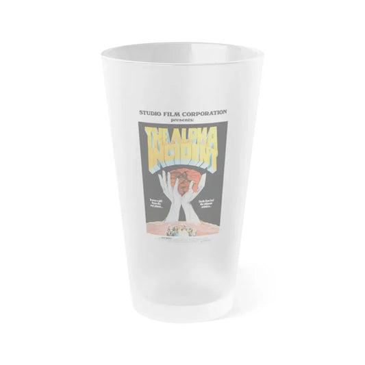 THE ALPHA INCIDENT 1976 Movie Poster - Frosted Pint Glass 16oz Default Title - Go Mug Yourself