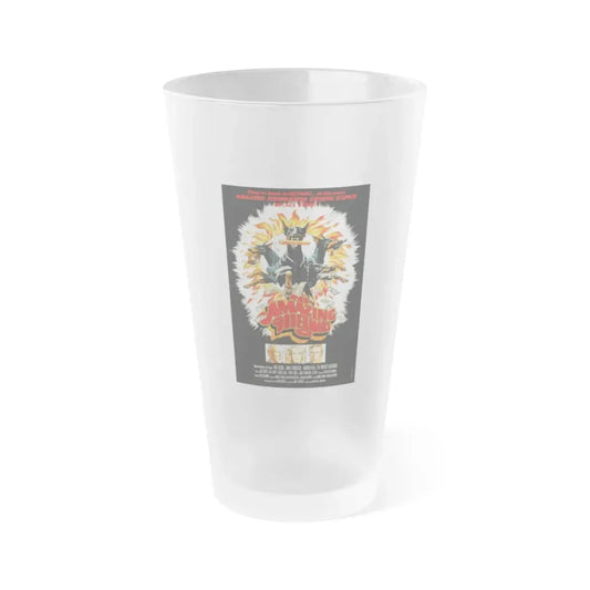 THE AMAZING DOBERMANS 1976 Movie Poster - Frosted Pint Glass 16oz 16oz Frosted - Go Mug Yourself