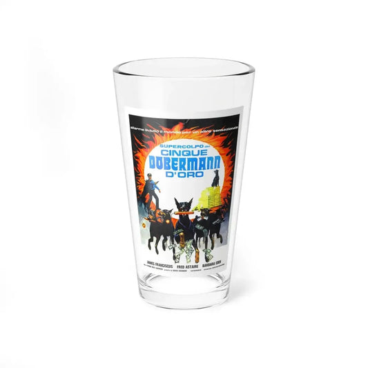 THE AMAZING DOBERMANS (2) 1976 Movie Poster - Pint Glass 16oz 16oz - Go Mug Yourself