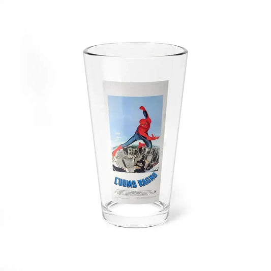 THE AMAZING SPIDER-MAN (ITALIAN) 1977 Movie Poster - Pint Glass 16oz 16oz - Go Mug Yourself