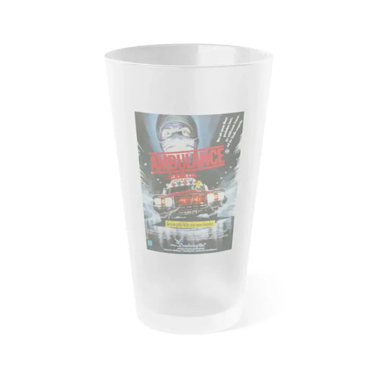 THE AMBULANCE (GERMANY) 1990 Movie Poster - Frosted Pint Glass 16oz 16oz Frosted - Go Mug Yourself