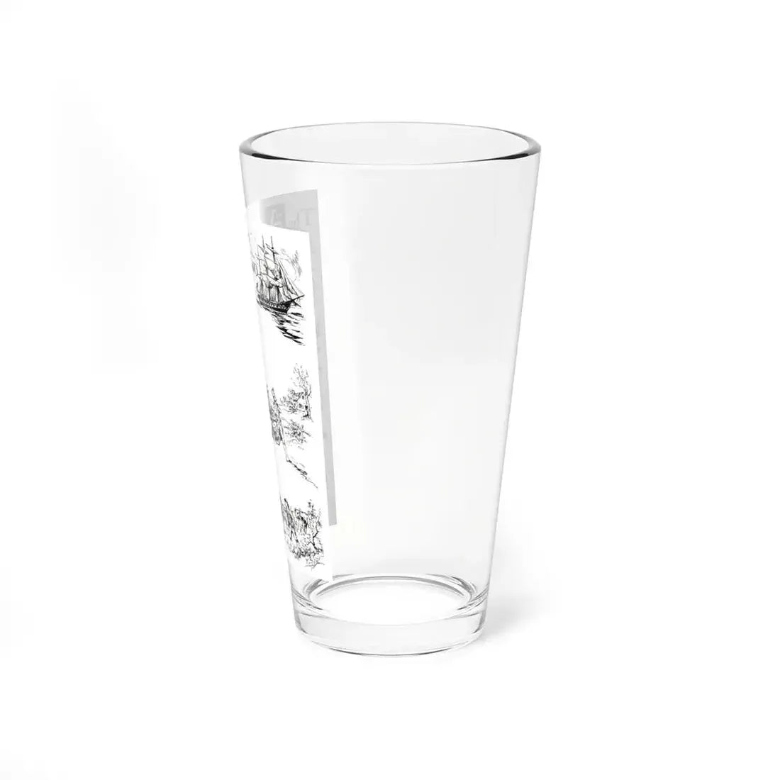 The American Army of Two (1), St. Nicholas magazine, July 1927 (Magazine Illustration) Pint Glass 16oz - Go Mug Yourself