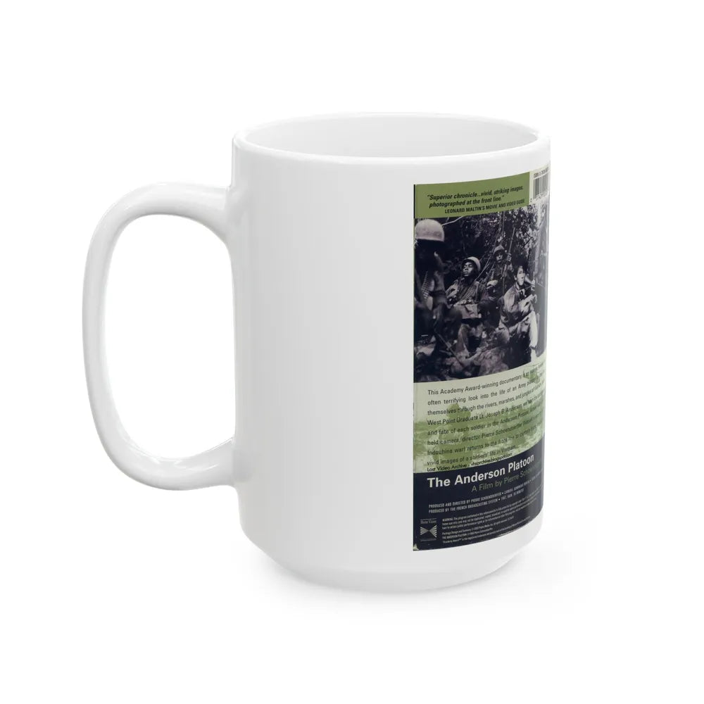 THE ANDERSON PLATOON (VHS COVER) - White Coffee Mug-Go Mug Yourself