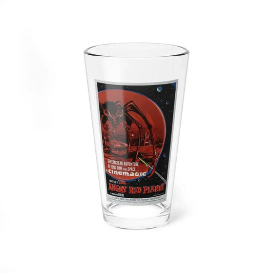 THE ANGRY RED PLANET 1959 Movie Poster - Pint Glass 16oz 16oz - Go Mug Yourself