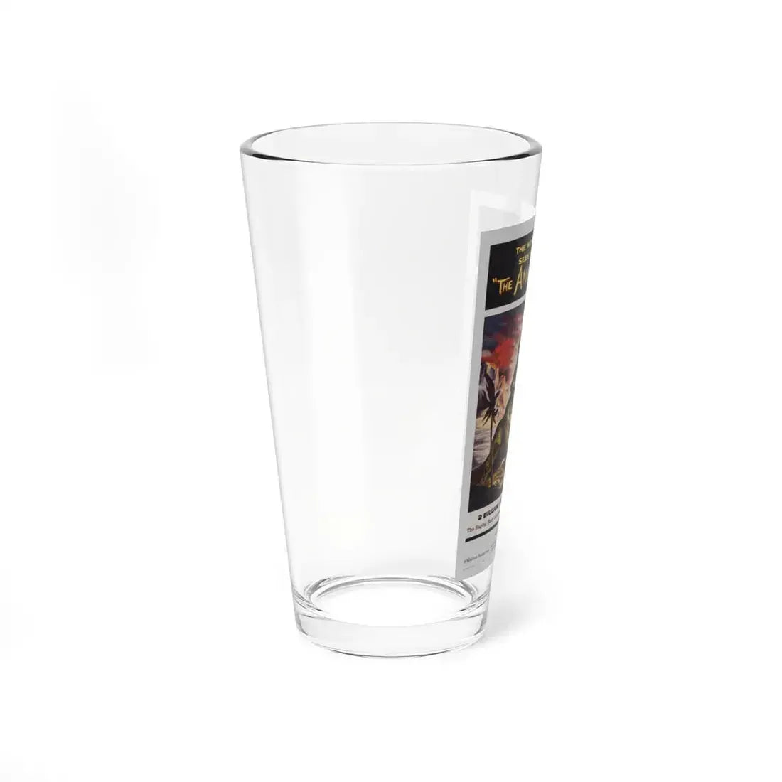 THE ANIMAL WORLD 1956 Movie Poster - Pint Glass 16oz - Go Mug Yourself