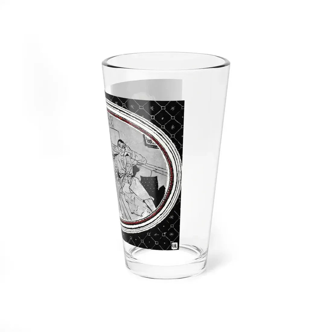 The Awakening, Redbook, November, 1955 (Magazine Illustration) Pint Glass 16oz - Go Mug Yourself