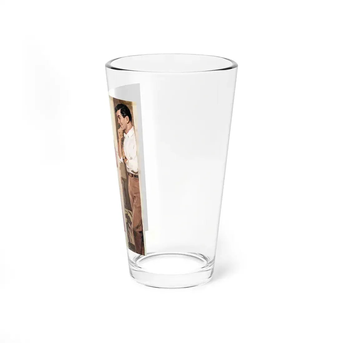 The Bachelor Couldn't Sleep from an unknown large format magazine (Magazine Illustration) Pint Glass 16oz - Go Mug Yourself