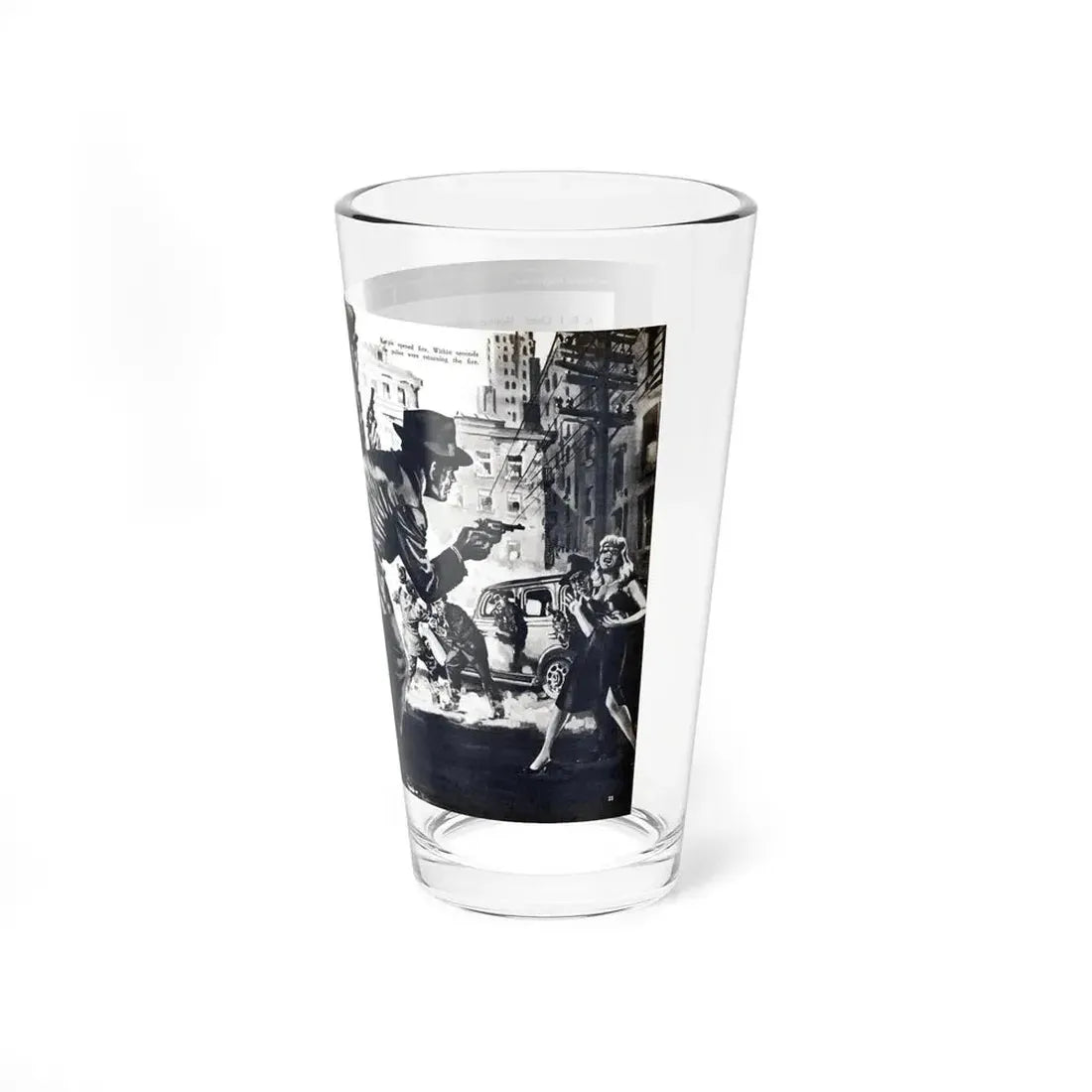 The Barker-Karpis Gang, Private Eye magazine, November 1959 (Magazine Illustration) Pint Glass 16oz - Go Mug Yourself
