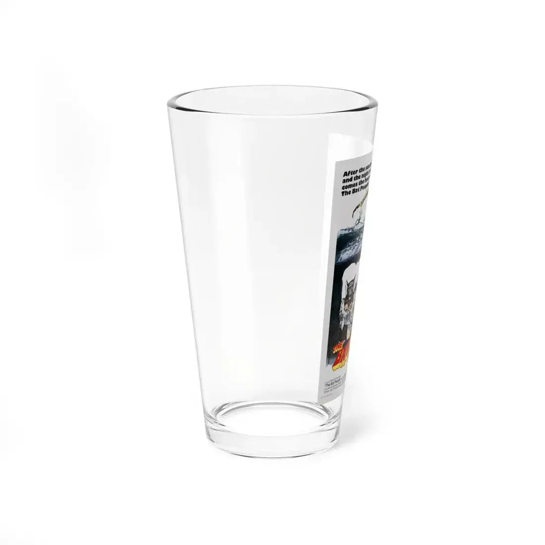 THE BAT PEOPLE 1974 Movie Poster - Pint Glass 16oz - Go Mug Yourself