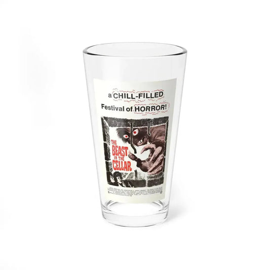 THE BEAST IN THE CELLAR 1971 Movie Poster - Pint Glass 16oz 16oz - Go Mug Yourself