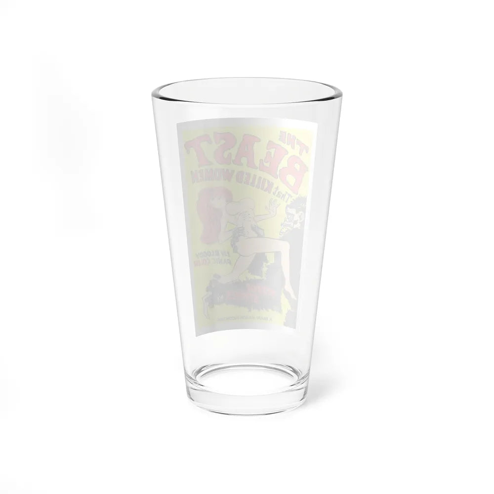 THE BEAST THAT KILLED WOMEN 1965 Movie Poster - Pint Glass 16oz-Go Mug Yourself