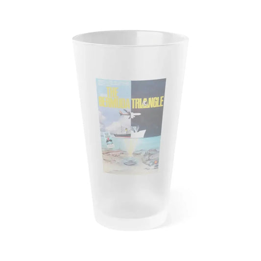 THE BERMUDA TRIANGLE 1978 Movie Poster - Frosted Pint Glass 16oz Default Title - Go Mug Yourself
