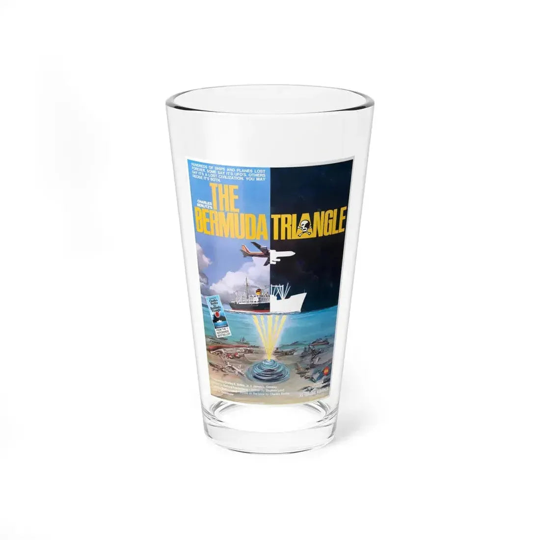 THE BERMUDA TRIANGLE 1978 Movie Poster - Pint Glass 16oz 16oz - Go Mug Yourself