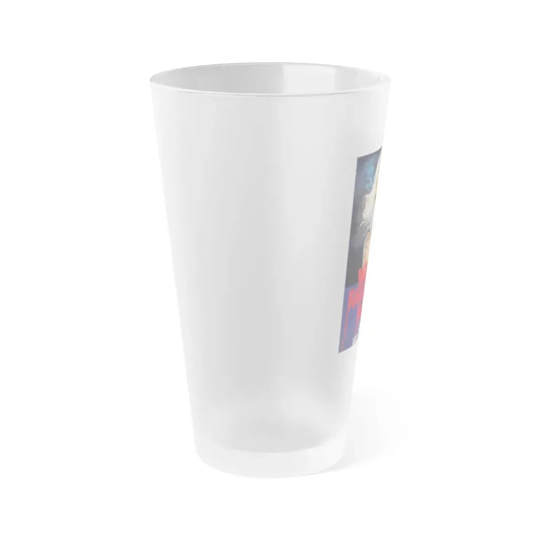 THE BEYOND (DANISH) 1981 Movie Poster - Frosted Pint Glass 16oz - Go Mug Yourself