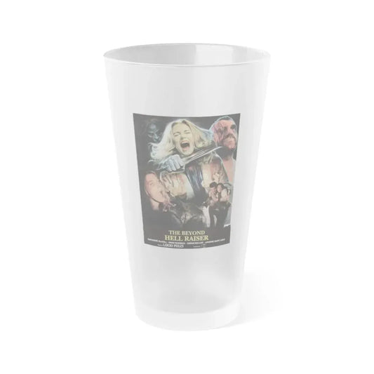 THE BEYOND (PAKISTAN MINI POSTER) 1981 Movie Poster - Frosted Pint Glass 16oz 16oz Frosted - Go Mug Yourself