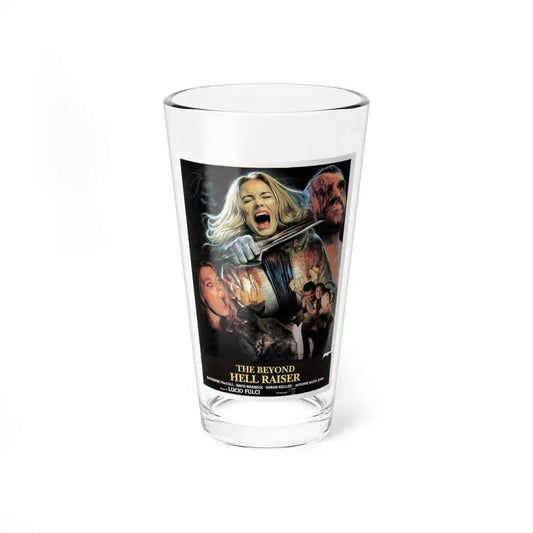 THE BEYOND (PAKISTAN MINI POSTER) 1981 Movie Poster - Pint Glass 16oz 16oz - Go Mug Yourself