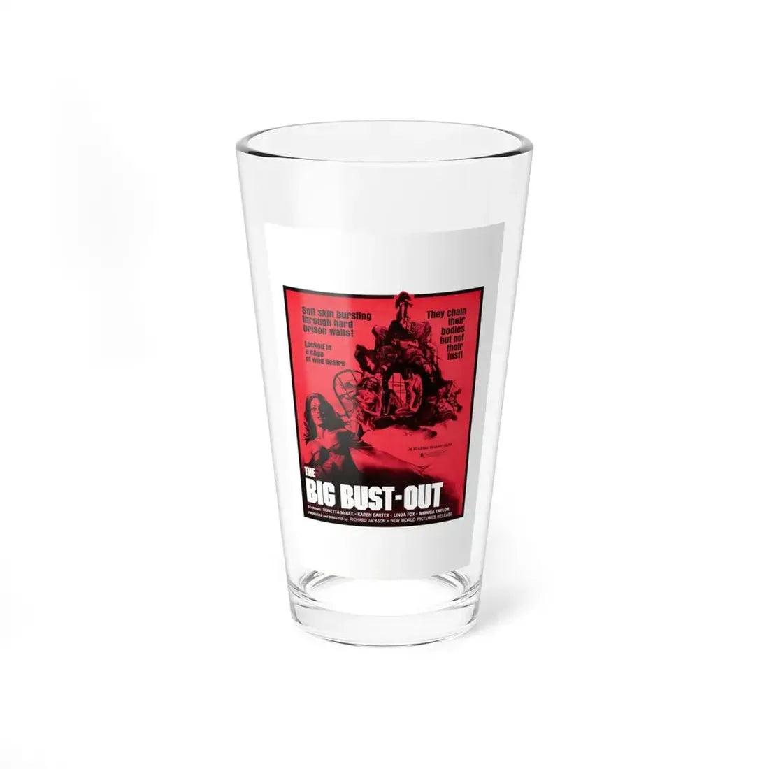 THE BIG BUST-OUT 1972 Movie Poster - Pint Glass 16oz 16oz - Go Mug Yourself