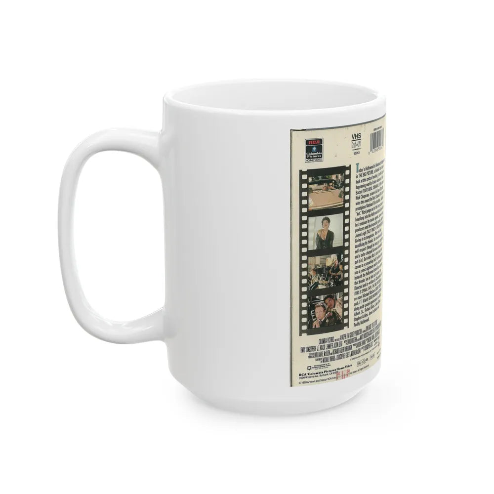 THE BIG PICTURE KEVIN BACON (VHS COVER) - White Coffee Mug-Go Mug Yourself