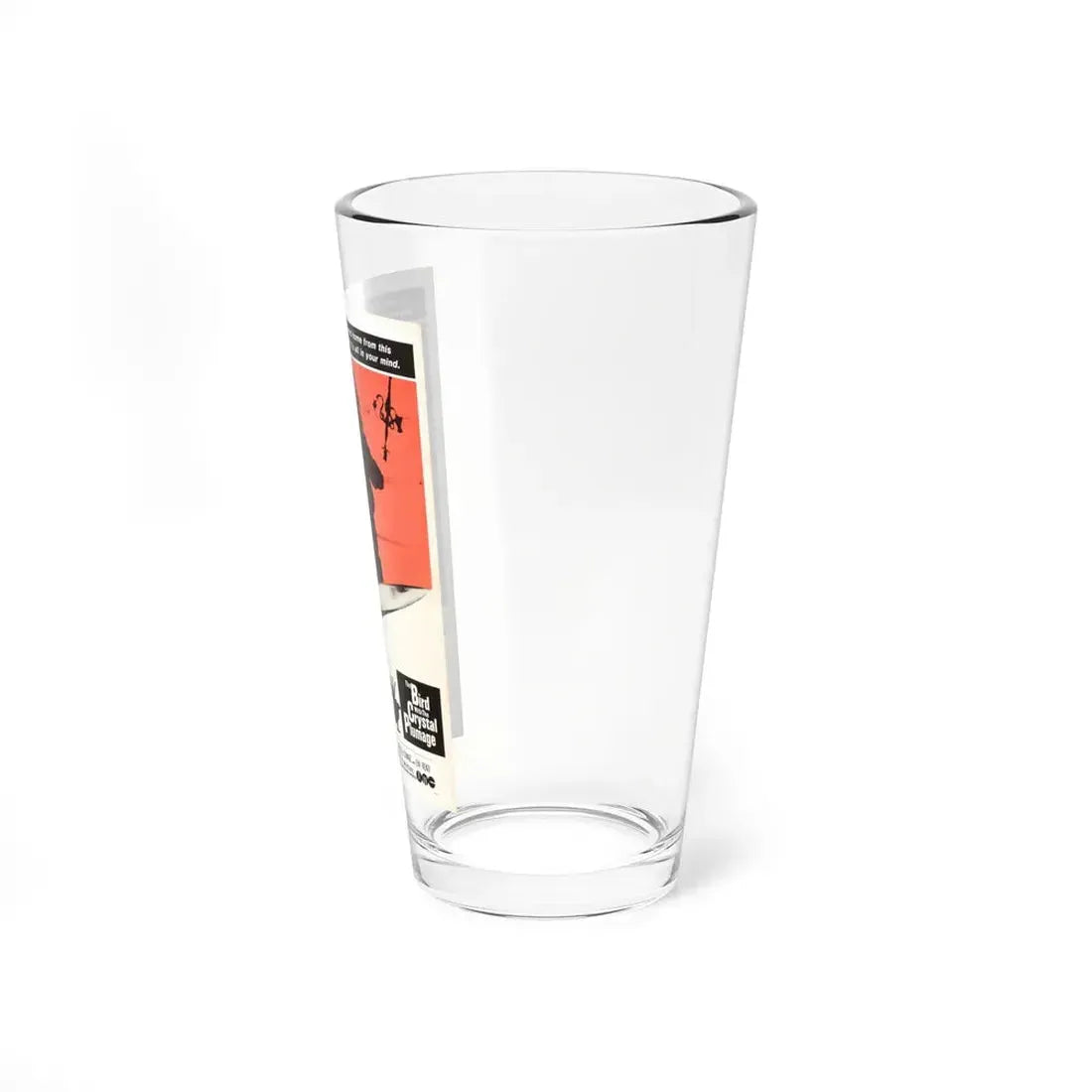 THE BIRD WITH THE CRYSTAL PLUMAGE (2) 1970 Movie Poster - Pint Glass 16oz - Go Mug Yourself