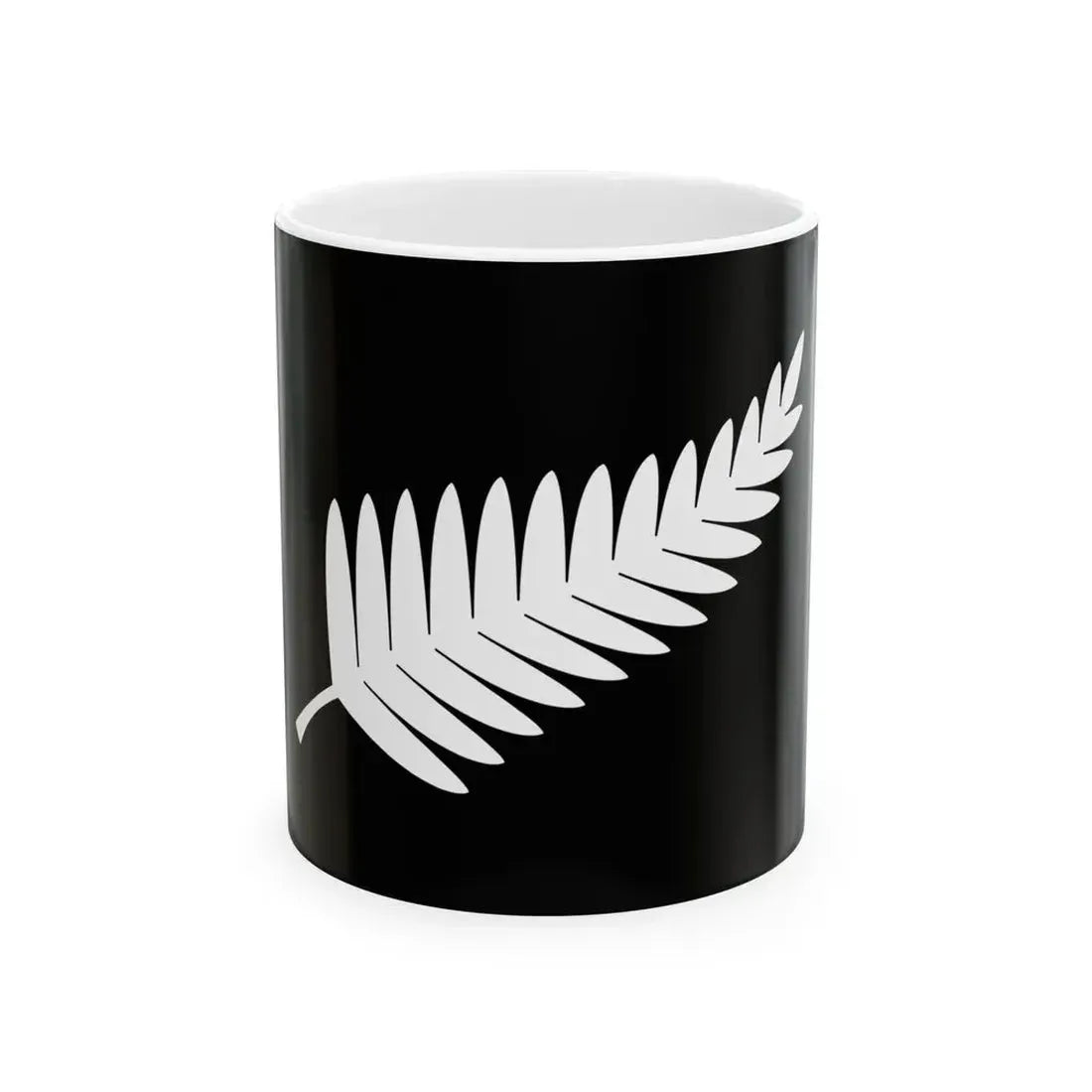 The-Black-and-Silver (New Zealand) White Coffee Mug 11oz - Go Mug Yourself
