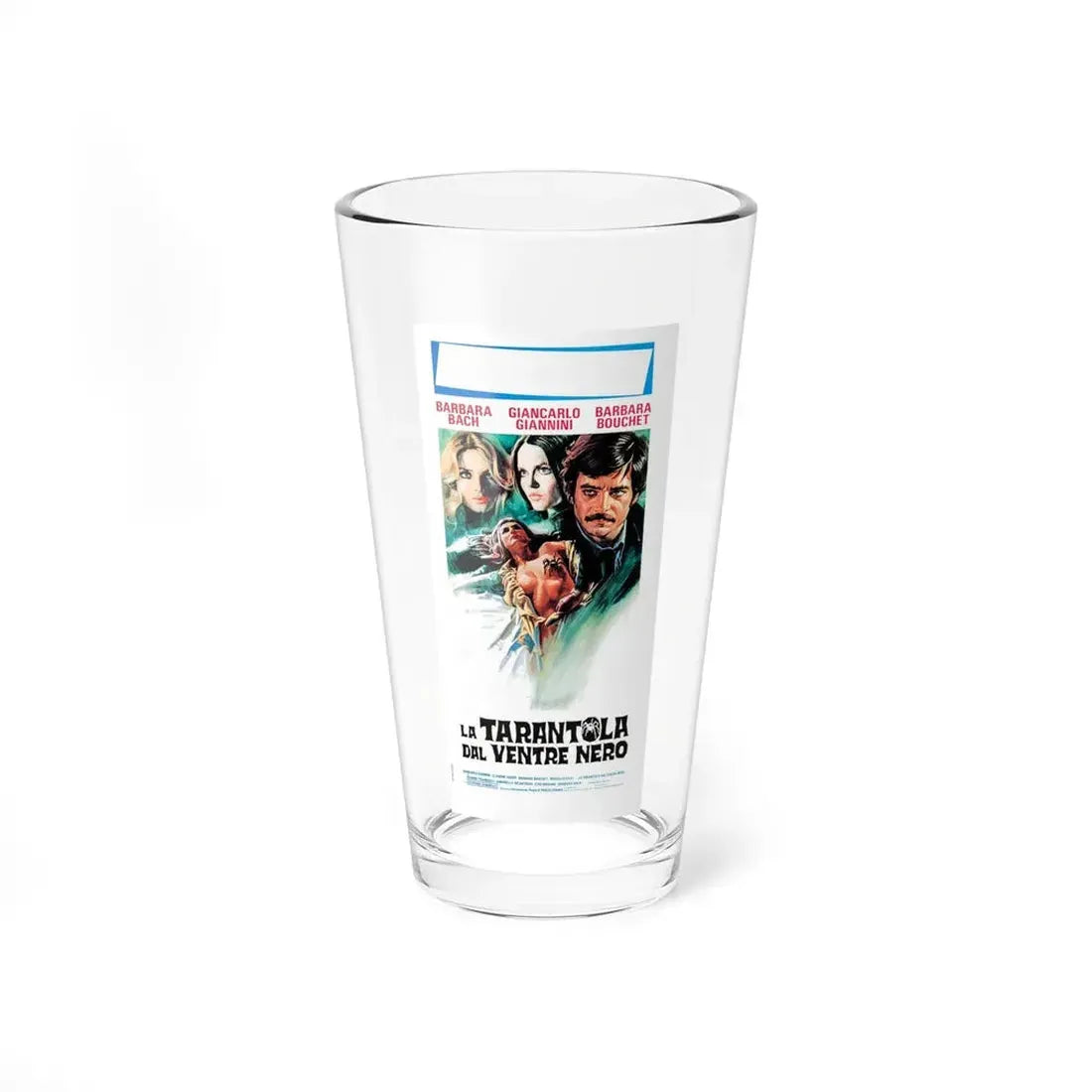 THE BLACK BELLY OF THE TARANTULA (ITALIAN) 1971 Movie Poster - Pint Glass 16oz 16oz - Go Mug Yourself