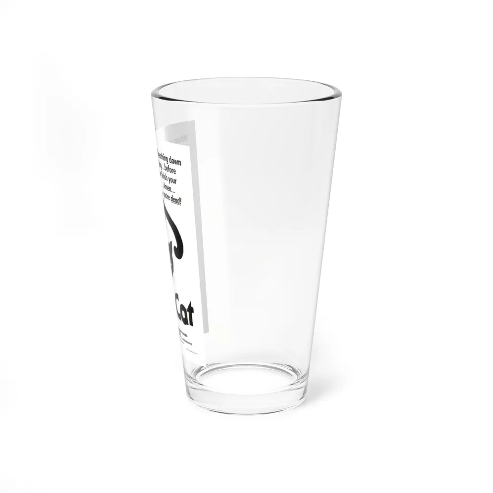 THE BLACK CAT 1981 Movie Poster - Pint Glass 16oz-Go Mug Yourself