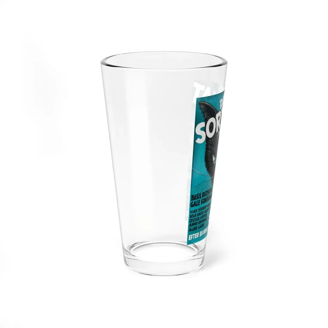 THE BLACK CAT (2) 1941 Movie Poster - Pint Glass 16oz - Go Mug Yourself