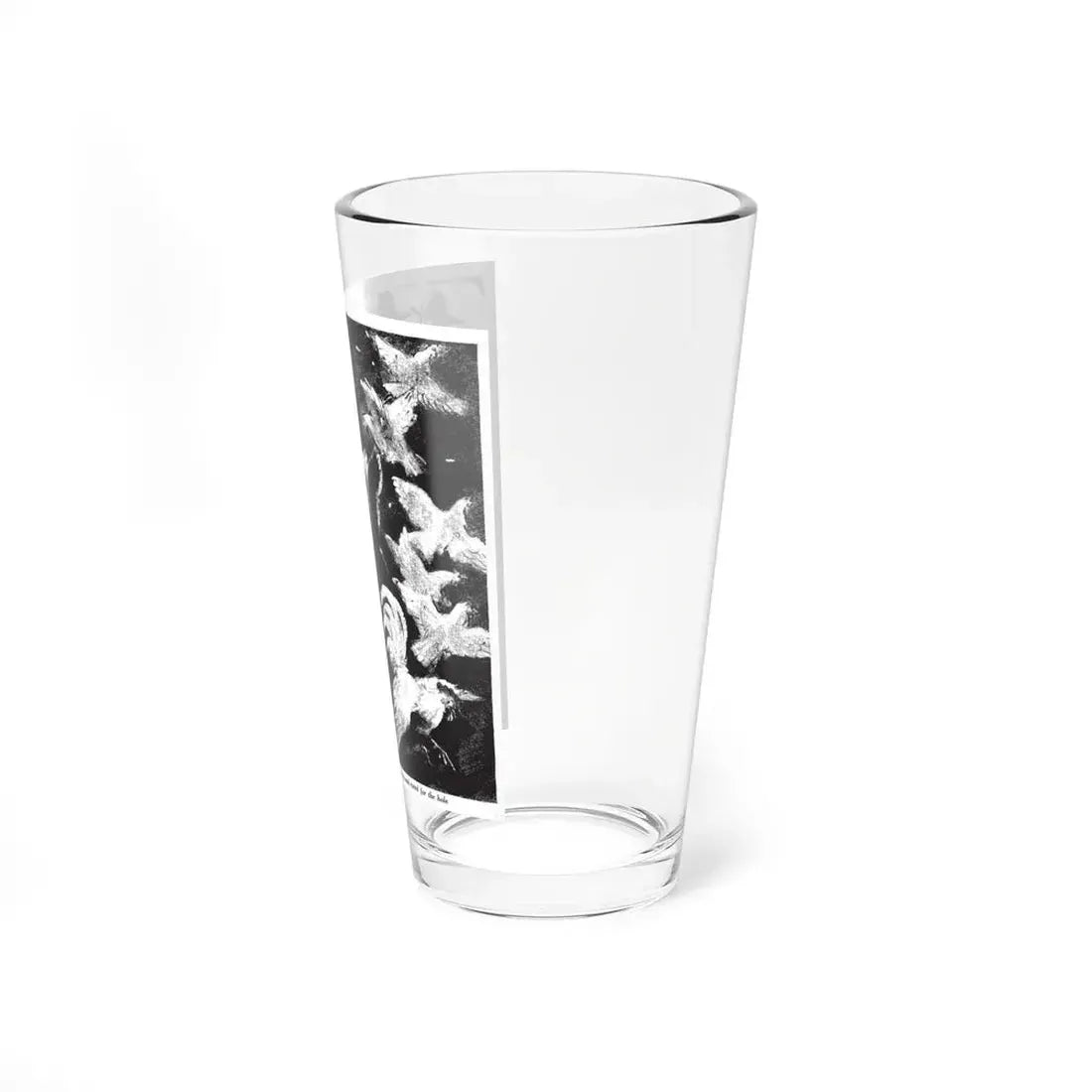 The Black Coyote (2), Collier's, February 25, 1928 (Magazine Illustration) Pint Glass 16oz - Go Mug Yourself