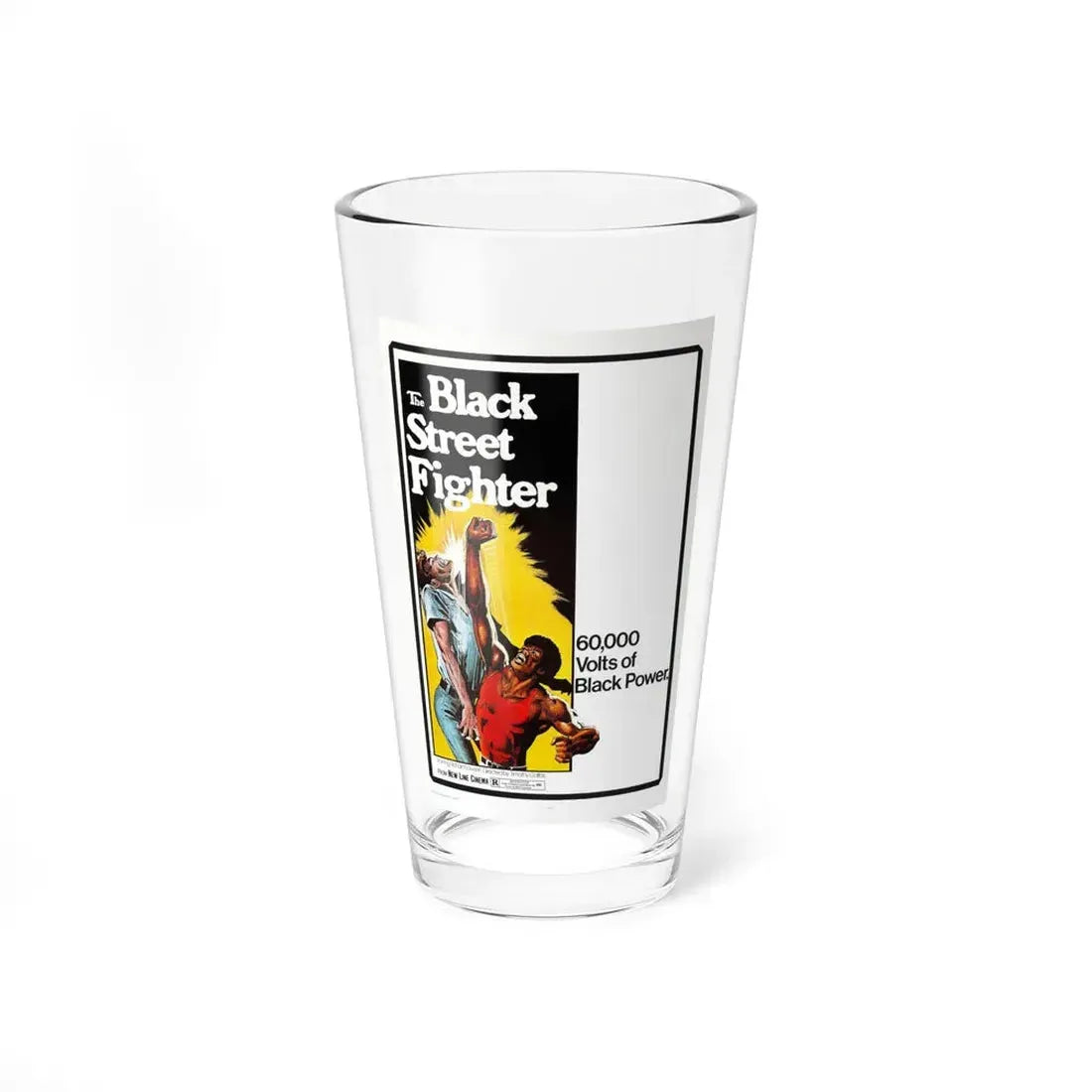 THE BLACK STREETFIGHTER (BOGARD) 1974 Movie Poster - Pint Glass 16oz 16oz - Go Mug Yourself