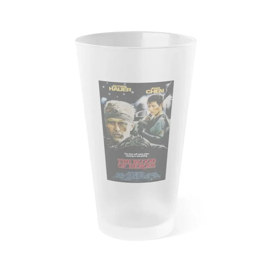THE BLOOD OF HEROES (SALUTE OF THE JUGGER) 1969 Movie Poster - Frosted Pint Glass 16oz Default Title - Go Mug Yourself