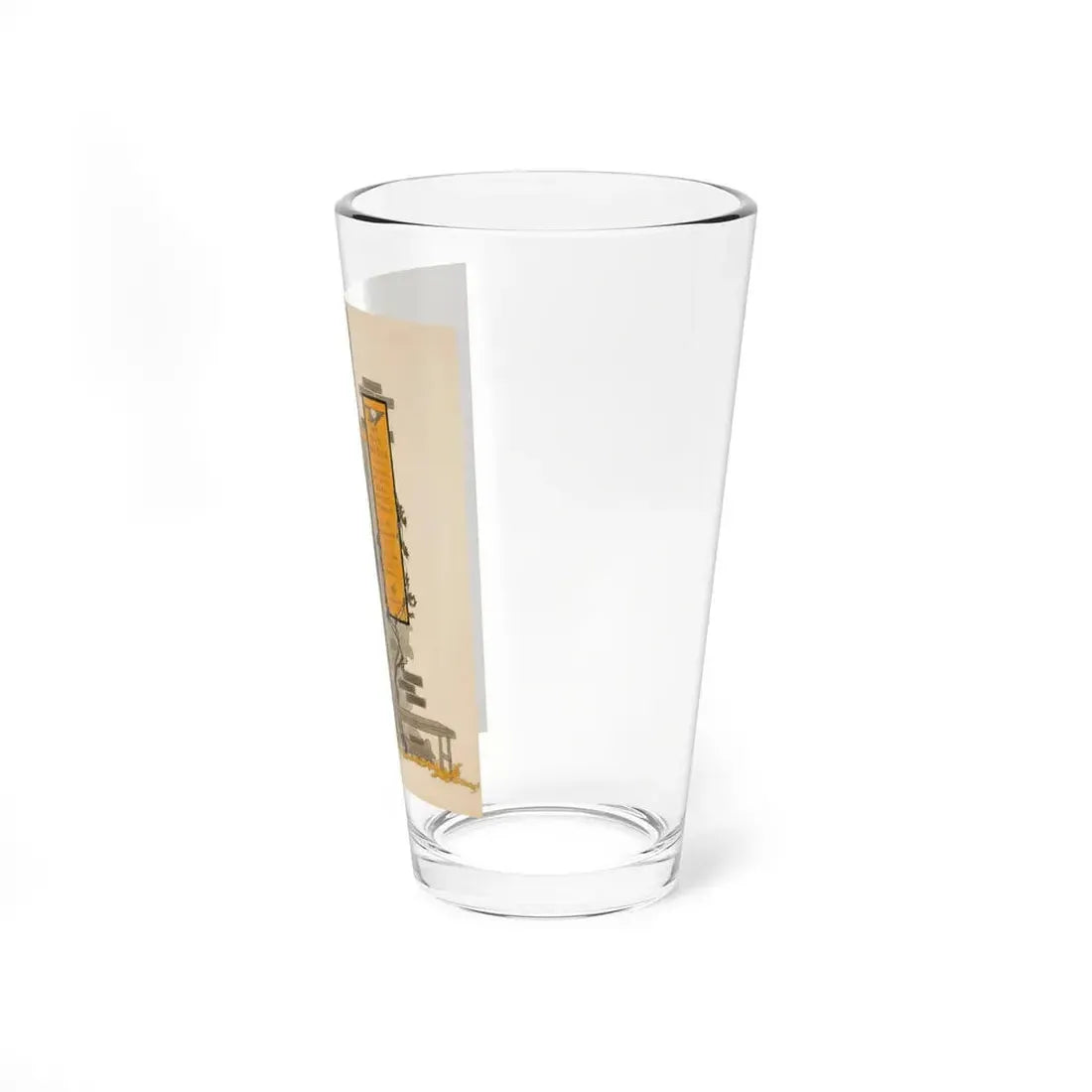 The Blue Goose, Collier's Magazine story illustration, September 20, 1930 (Magazine Illustration) Pint Glass 16oz - Go Mug Yourself