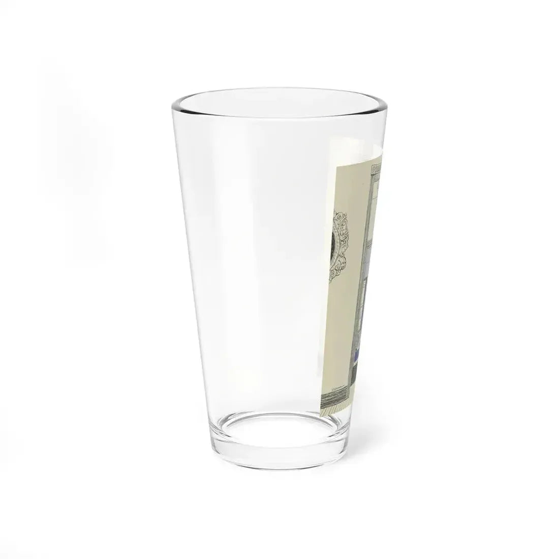 The Blue Room, Woman's Day, October 1951 (Magazine Illustration) Pint Glass 16oz - Go Mug Yourself