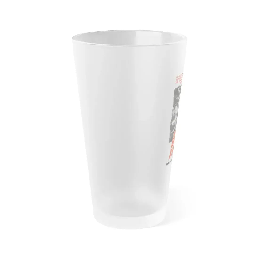 THE BODY BENEATH 1970 Movie Poster - Frosted Pint Glass 16oz - Go Mug Yourself