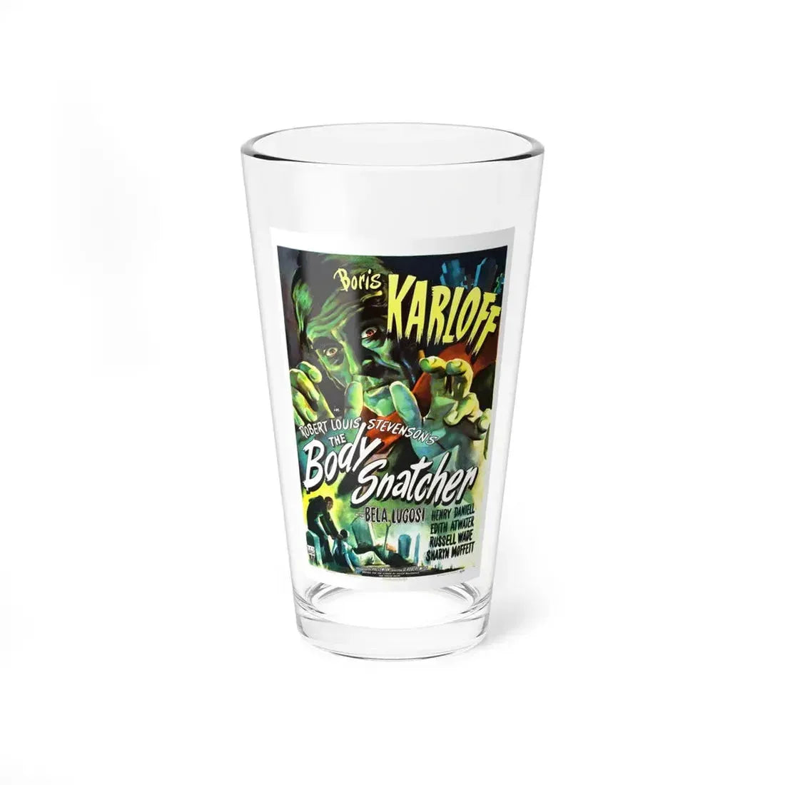 THE BODY SNATCHER 1945 Movie Poster - Pint Glass 16oz 16oz - Go Mug Yourself