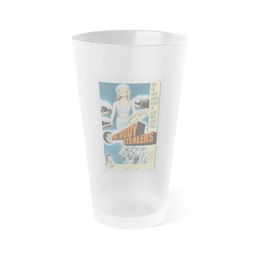 THE BODY STEALERS 1969 Movie Poster - Frosted Pint Glass 16oz Default Title - Go Mug Yourself