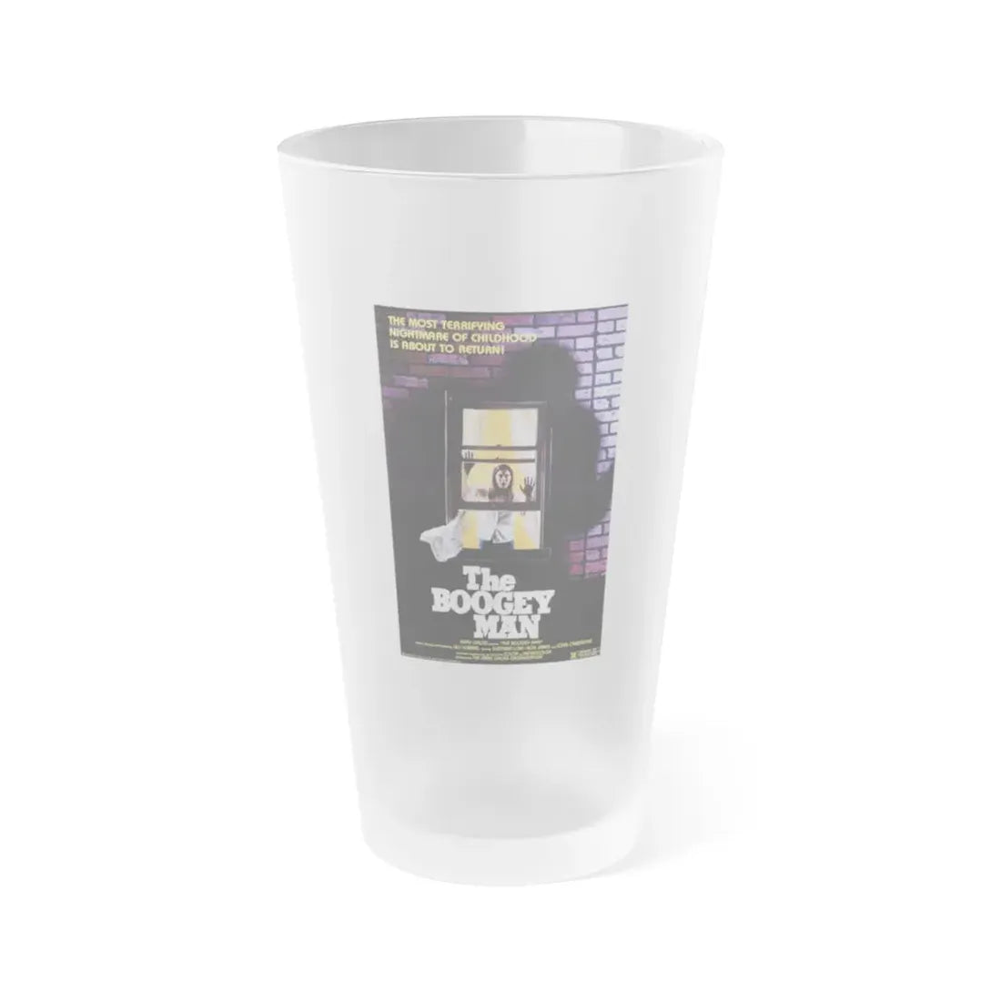 THE BOOGEYMAN 1980 Movie Poster - Frosted Pint Glass 16oz Default Title - Go Mug Yourself