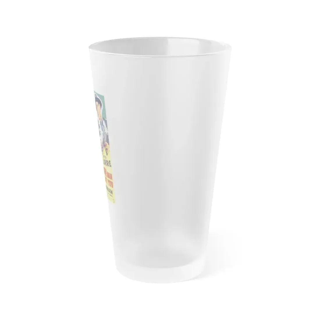 THE BOOGIE MAN WILL GET YOU 1942 Movie Poster - Frosted Pint Glass 16oz - Go Mug Yourself
