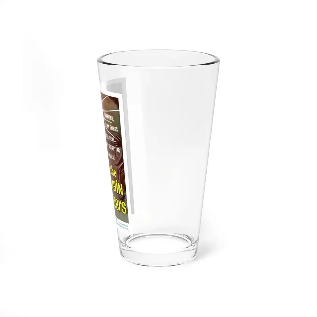 THE BRAIN EATERS 1958 Movie Poster - Pint Glass 16oz - Go Mug Yourself