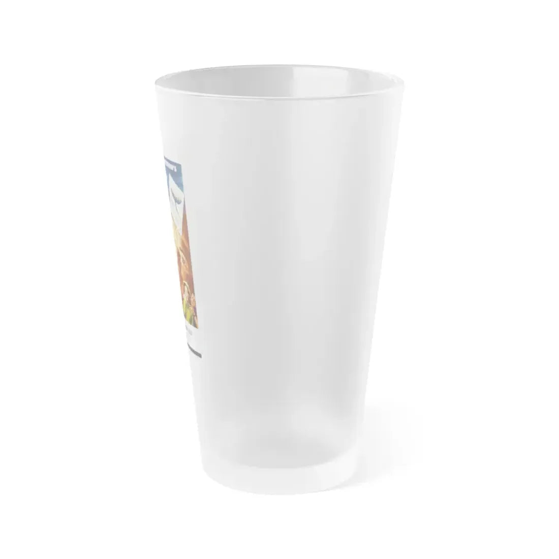 THE BRAIN FROM PLANET AROUS 1957 Movie Poster - Frosted Pint Glass 16oz - Go Mug Yourself