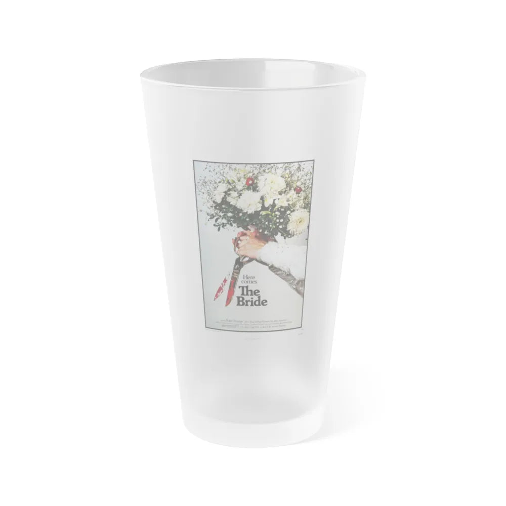 THE BRIDE (THE HOUSE THAT CRIED MURDER) 3 1973 Movie Poster - Frosted Pint Glass 16oz-Go Mug Yourself