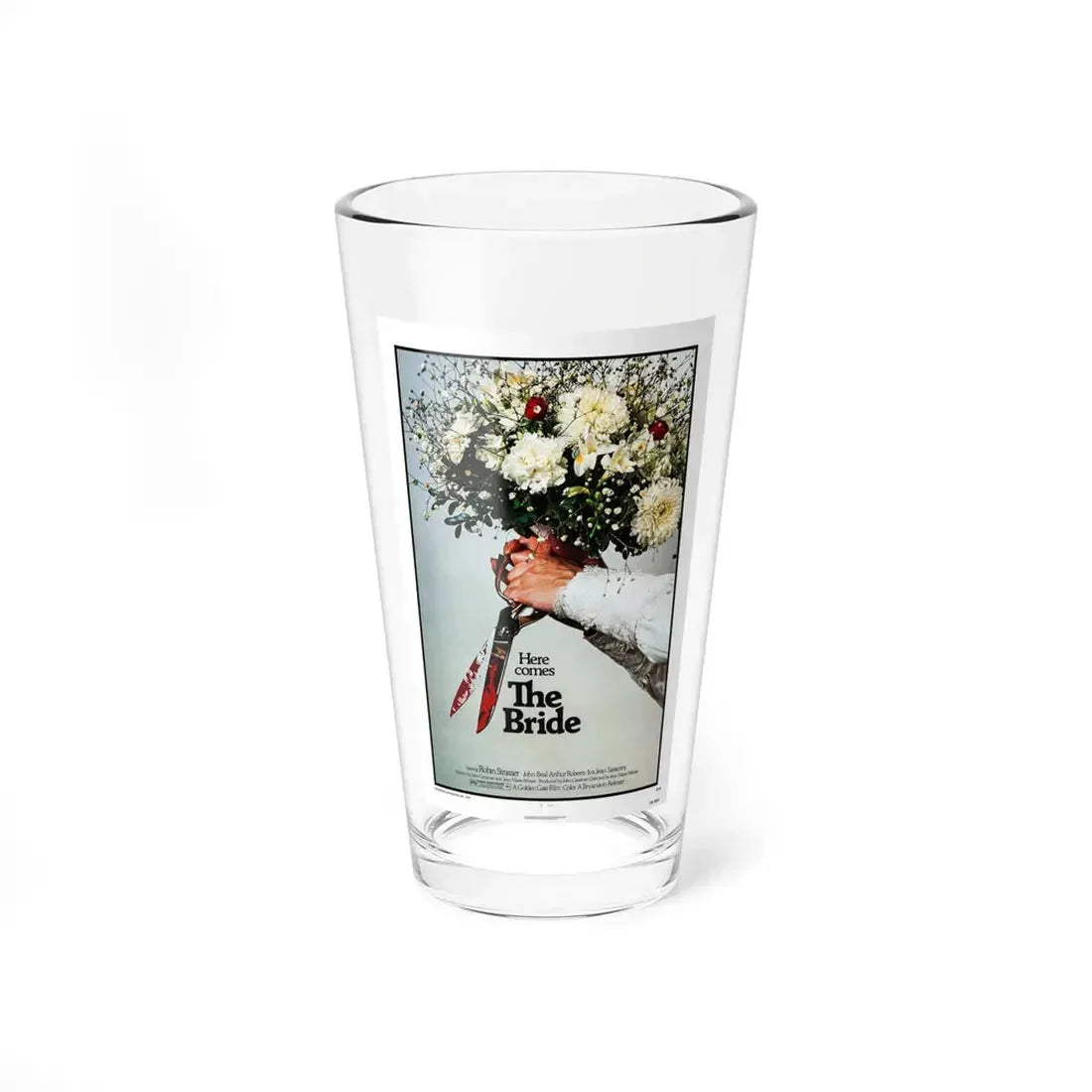 THE BRIDE (THE HOUSE THAT CRIED MURDER) 3 1973 Movie Poster - Pint Glass 16oz 16oz - Go Mug Yourself