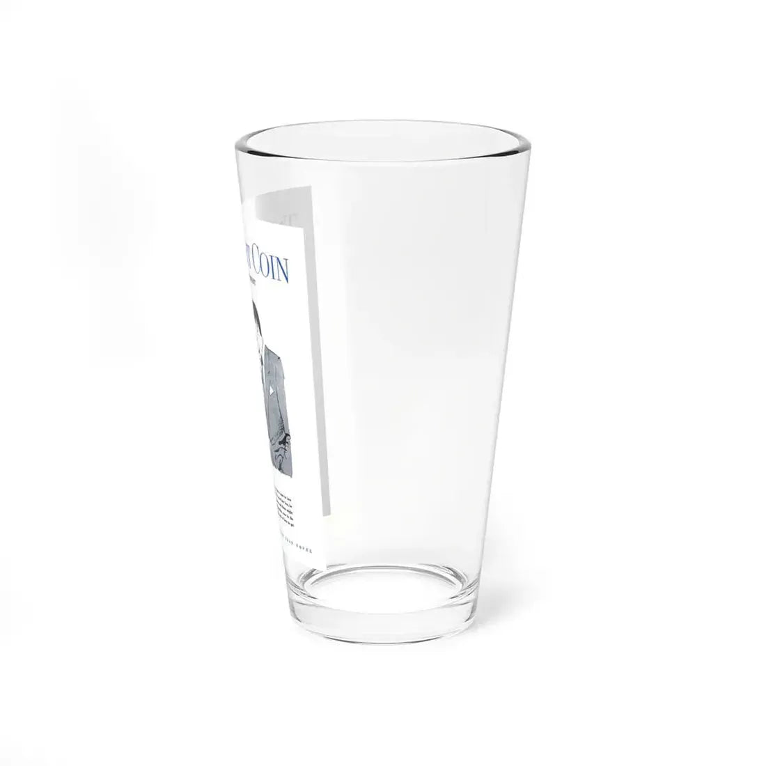 The Bright Coin, Redbook, August 1949 (Magazine Illustration) Pint Glass 16oz - Go Mug Yourself